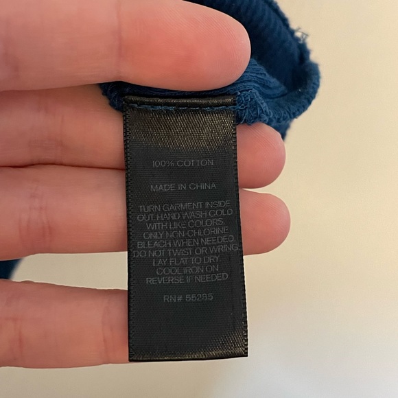 Express XS Blue Tank Top with Sequins - Picture 5 of 5